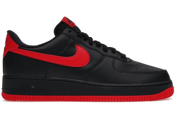Men's Air Force 1 Black/Red Shoes 060